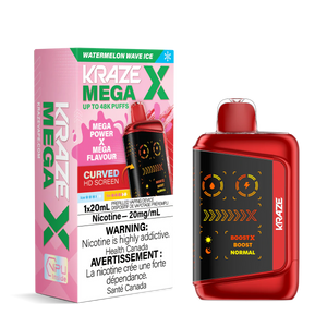 Kraze Mega X 48K - Watermelon Wave Ice