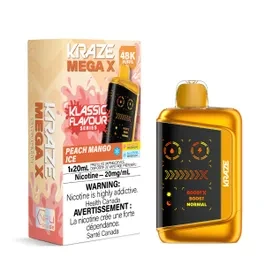 Kraze Mega X 48K - Classic Peach Mango Ice
