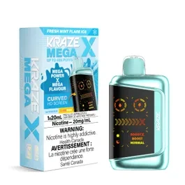 Kraze Mega X 48K - Fresh Mint Flare Ice