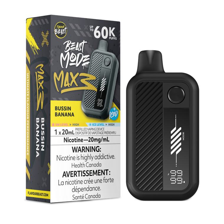 Flavour Beast Beast Mode Max 3 - Bussin Banana Iced