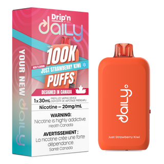 Drip'n Daily 100K - Just Strawberry Kiwi