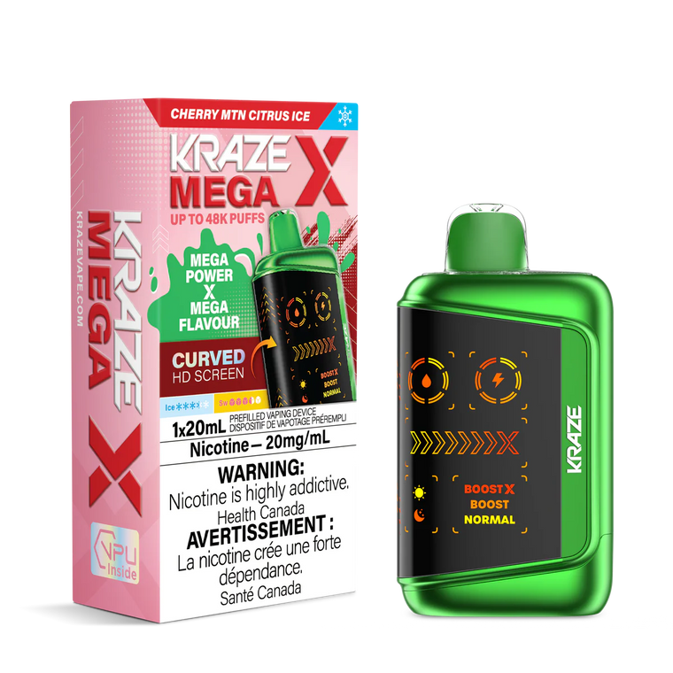 Kraze Mega X 48K - Cherry MTN Citrus Ice