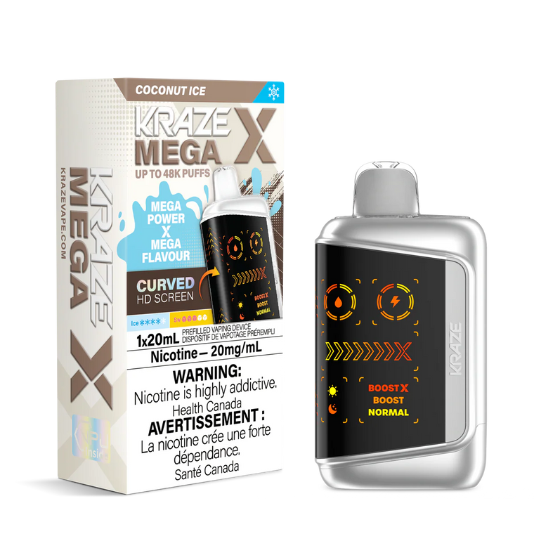 Kraze Mega X 48K - Coconut Ice