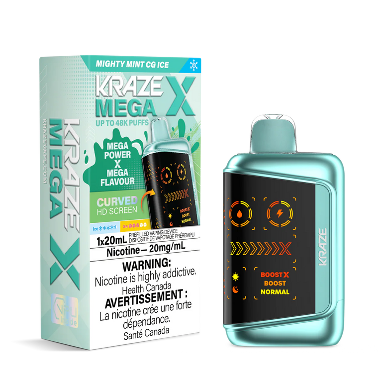 Kraze Mega X 48K - Mighty Mint CG Ice