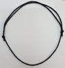 Prefer the leather strand? you may choose this option instead of the silver plate chain