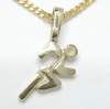 9ct yellow gold Large Runner Necklat 15mm 
