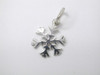 Sterling Silver Snowflake Small Charm - 11mm