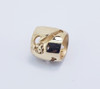 9ct Gold 3D Hockey Stick & Ball Bead 