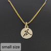 9ct gold Round Hockey Necklat