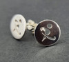 Silver Aus Rep Stud earrings