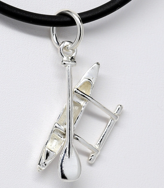 Solid Silver  Outrigger Necklat (avail in 9ct gold on request)