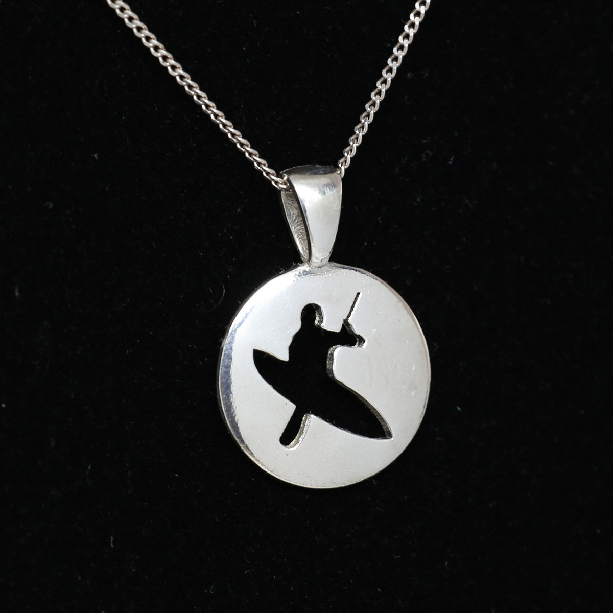 Silver 16mm Kayak/Surf Ski Pendant