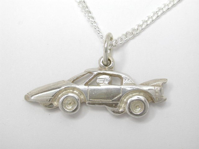 Sterling Silver Super Sedan Necklat 