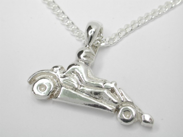 Sterling Silver Go Art Necklat
