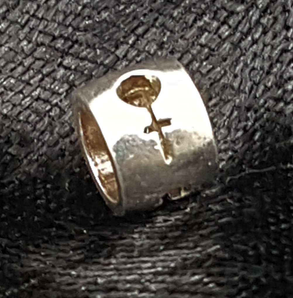 Female Loose  Silver Bead fits pandora