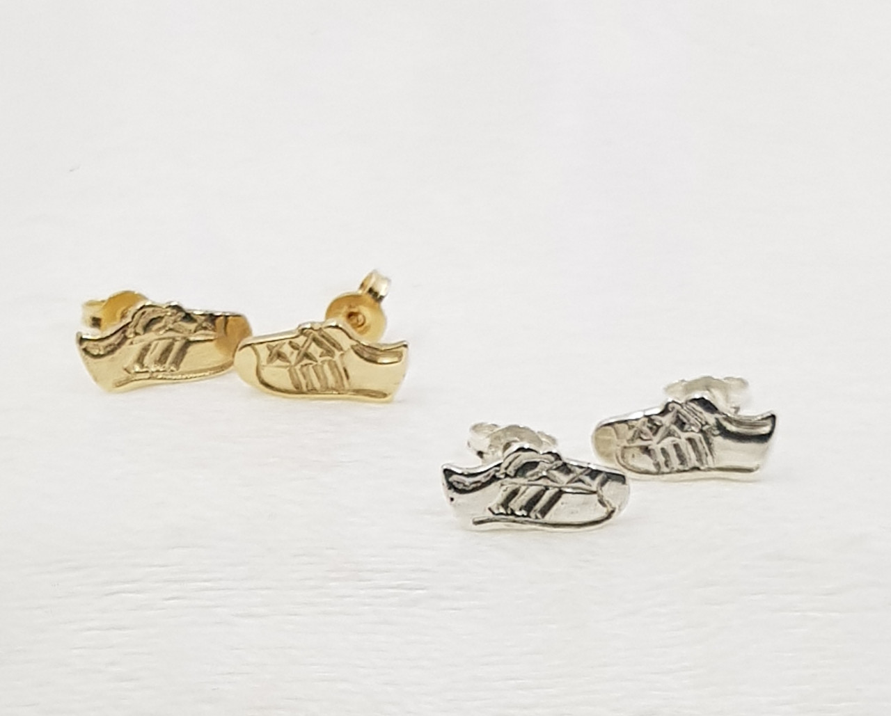 Running Shoes Stud Earrings Select Silver or Gold