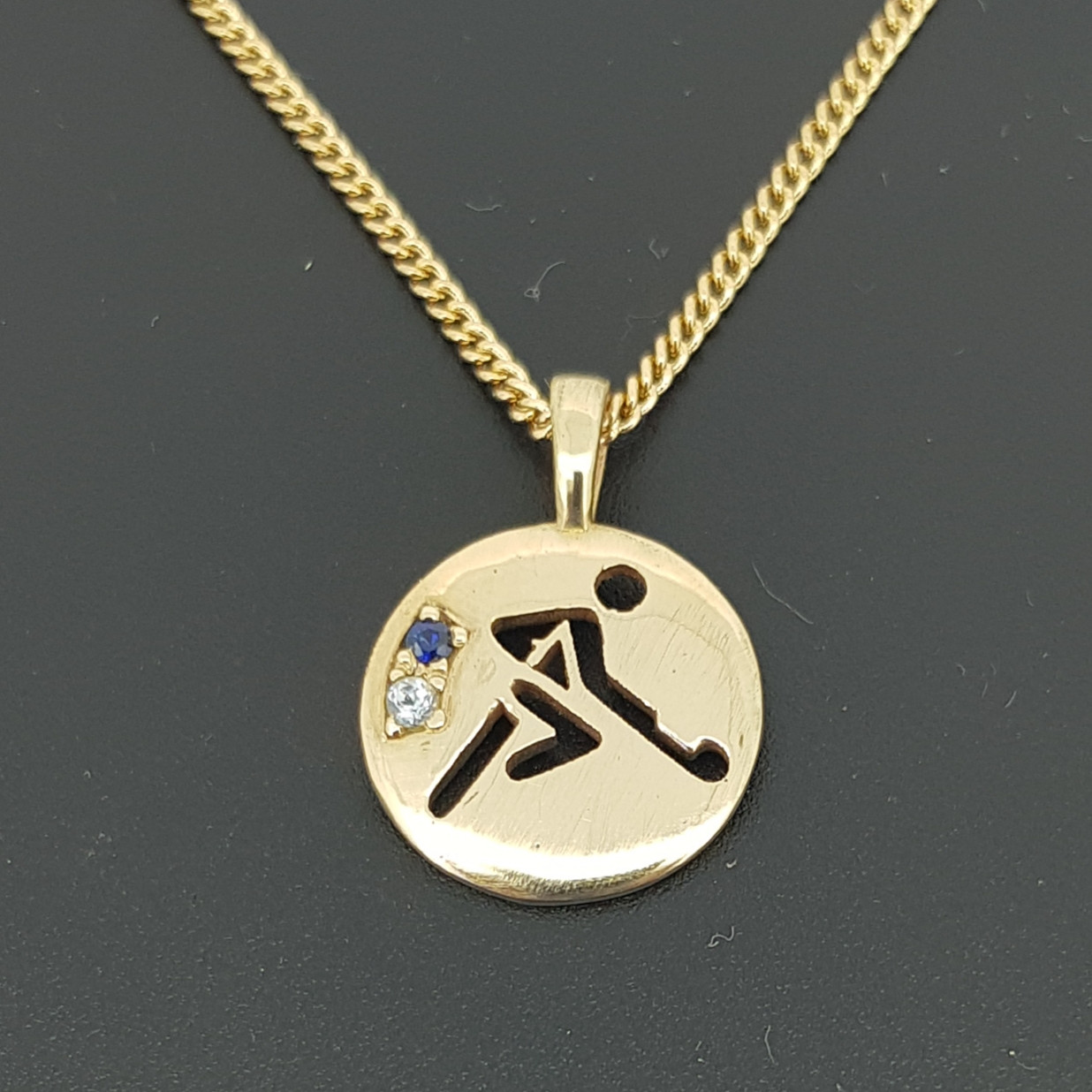 9ct State REP Pendant  