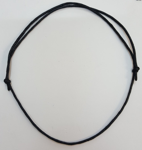 Prefer the leather strand? you may choose this option instead of the silver plate chain