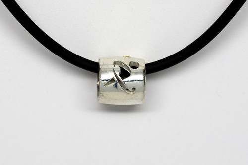 Silver  Hockey  bead , (AUS REP ONLY) stone set  