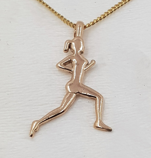 9ct Gold Medium Size Runner Necklace 