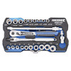 Kincrome LOK ON® Socket Set 24 Piece 1/4" Square Drive