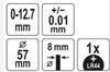 Yato Digital Dial Gauge 0-12.7mm
