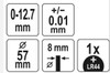 Yato Digital Dial Gauge 0-12.7mm + Bonus Magnetic Base