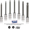 PSI Trade 3/8" Dve MM Hex Long Ball End Hex Sockets 3-10mm