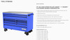 SP Tools 59" USA Sumo Roll Cabinet 11Dwr Custom Edition Blue