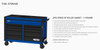 APEX SERIES 58" ROLLER CABINET - 11 DRAWER
Heavy-duty, high-quality steel box frame and drawer construction
Steel work top with non-slip textured rubber mat
Full length top deep drawer, 4x deep and 6x standard drawers
Soft close drawers using heavy duty 28 ball bearing drawer slides with full drawer extension
2x side storage compartments suitable for aerosol cans
Internal locking system keeps your tools secure
Corner protection on all four sides to prevent accidental damage from knocks and bumps
Heavy duty premium quality castors - 2x fixed and 2x swivel (lockable)
UV stabilised double powder coating

COMBINED DIMENSIONS: (mm)
1480w x 550d x 1060h (mm)