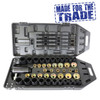 Effortlessly remove and install bushings and bearings with this precision hydraulic puller. Designed to ensure perfect alignment, it prevents component damage and eliminates manual hammering. Simply configure the sockets and apply pressure to extract or seat parts in seconds.

Features 
Includes 4 threaded spindles
Comprehensive range of sleeves
Versatile universal application
Complete 49-piece set
Compatible with the TRADEQUIP 2054T air/hydraulic foot pedal

Specifications
Ram Capacity: 18,000kg
Included Sleeve Sizes: 18-60 mm(ID), 26-68 mm(OD) - (2 mm increments)
Included Spindle Sizes: M10 x P1.5, M12 x P1.75, M14 x P2.0, M16 x P2.0
No. of Pieces: 49
Carton Dimensions: 890(L) x 380(W) x 170(H)mm
Net Weight: 30kg
Gross Weight: 31kg