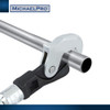 Stop wasting time searching for the right-sized wrench! These crowfoot wrenches are specially designed with auto size adjusting jaws and with just three wrenches, they replace all metric and standard wrenches between 5 – 32mm, 3/16" – 1-1/4".
Special jaw design allows tool to rotate back and reposition, performing better than regular crowfoot wrenches specially in confined spaces and areas. These wrenches provide endless applications such as bolt and screw extraction to loosening and tightening hard-to-reach pipes and fittings.
Spring-loaded tension and serrated edges provide a firm grip on most types of fasteners including hexagonal, spline, star & square head nuts, bolts & screws, even damaged fasteners.
Simply attach to any ratchet, breaker bar, extension bar and it is ready for use.
Produced and tested in Taiwan, where its being widely recognized for its dedication in producing premium quality tools, these wrenches are definitely one of the essentials in your garage, workshop and home. Our customers trust our tools to be of quality ones.