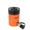A 30 tonne single acting hollow piston hydraulic ram with a 64mm stroke, built from high strength alloy steel for heavy-duty industrial lifting, pushing, clamping and spreading.

Hollow piston — push and pull
Lightning-fast spring return
Hardened, chrome-plated piston
Coupler & dust cover included

Description
The Eagle Pro ESH series allows for both pushing and pulling by incorporating a hollow piston design. The heavy-duty return spring provides notoriously quick reaction times, and collar threads are included for easy fixturing.
The rugged EAB-201A female coupler, supplied with a dust cover, shields the hydraulic system from dust and debris.
The Eagle Pro ESH series complies with ASME B30.1 standards.

Features
Hardened alloy-steel guide ring prevents over-travel and reduces wear from off-centre loads
High-strength composite bearings support off-centre loads without scoring the cylinder walls
Hardened, chromed piston resists wear and corrosion
Heavy-duty return springs for fast retraction
Precision-machined high-strength alloy-steel body with a baked-enamel finish for durability and corrosion protection
Industrial U-cup seal prevents costly leaks
Includes a standard coupler with dust cover
Specifications
Cylinder Capacity @ 10,000 PSI	30t
Stroke	64mm
Effective Area	48 cm²
Oil Capacity	307 cm³
Collapsed Height (A)	179mm
Extended Height (B)	242mm
Collar Thread (C)	4-1/2 - 12
Collar Thread Length (X)	42mm
Outside Diameter (D)	115mm
Piston Diameter (F)	65mm
Piston Internal Thread (O)	1-13/16 - 16UN
Piston Internal Length (P)	22mm
Base Bolt Circle (U)	92.2mm
Base Mounting Thread (V)	3/8 - 16UNC
Base Thread Depth (Z)	14mm
Center Hole Diameter (Y)	33.3mm
Weight	11.5kg