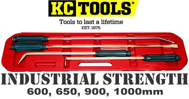08331 KC TOOLS 4 PIECE SUPER HEAVY DUTY PRY BAR SET