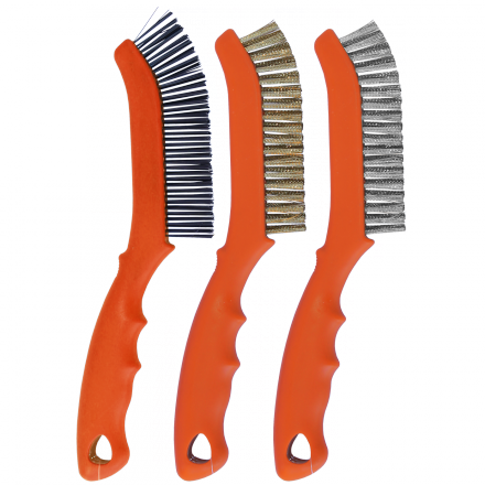 SP30891, SP Tools Wire Brush Set Large 230mm 3 Piece