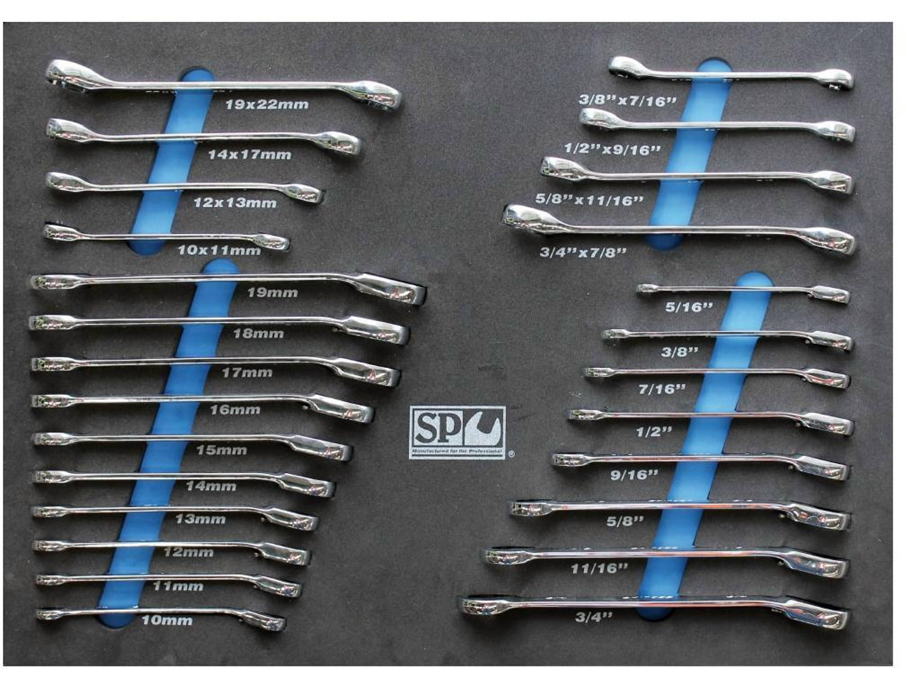 Spanner set in foam best sale