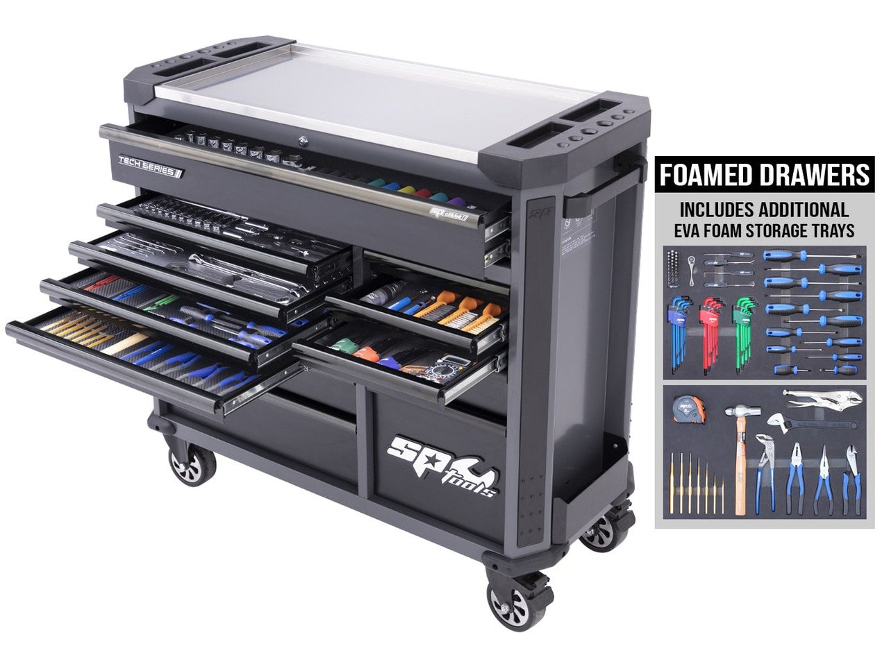 SP52635DX SP Tools 386pce Mega Metric Tool Kit + Bonus Foam Trays