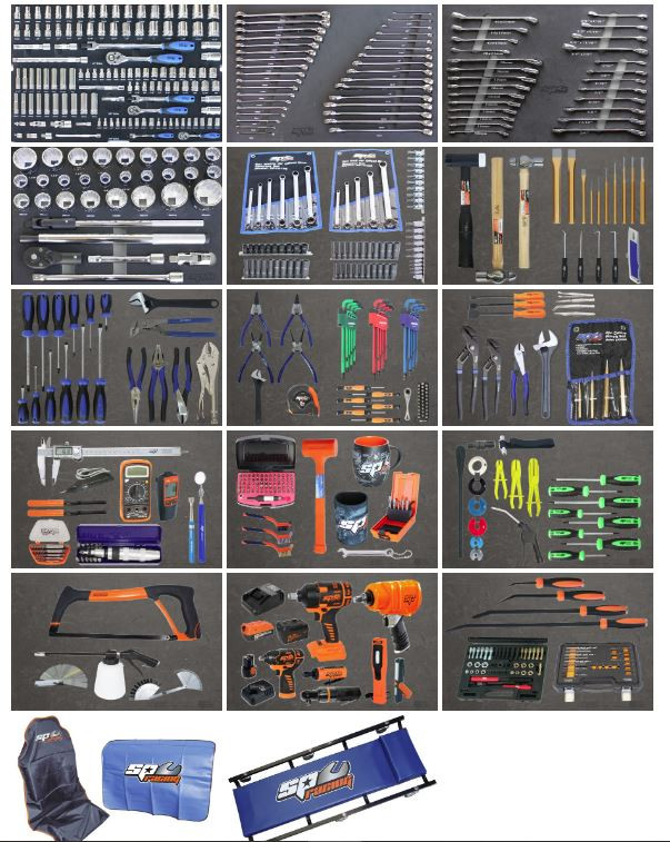 Spg Sp Tools 708pce Usa Sumo Series Workstation Toolkit Green Pre Order Now