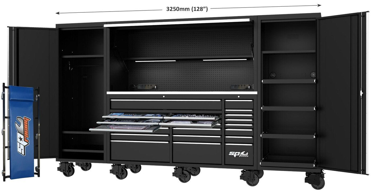 Sp Sp Tools 708pce Usa Sumo Workstation Toolkit Black Pre Order Now