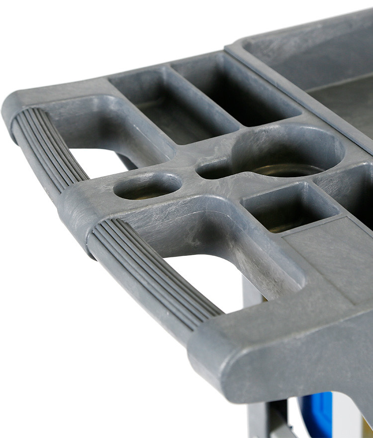 Trade Tools Storage Containers 6046, Tradequip Polymer Tradies Tool Cart With 32 Storage Trays