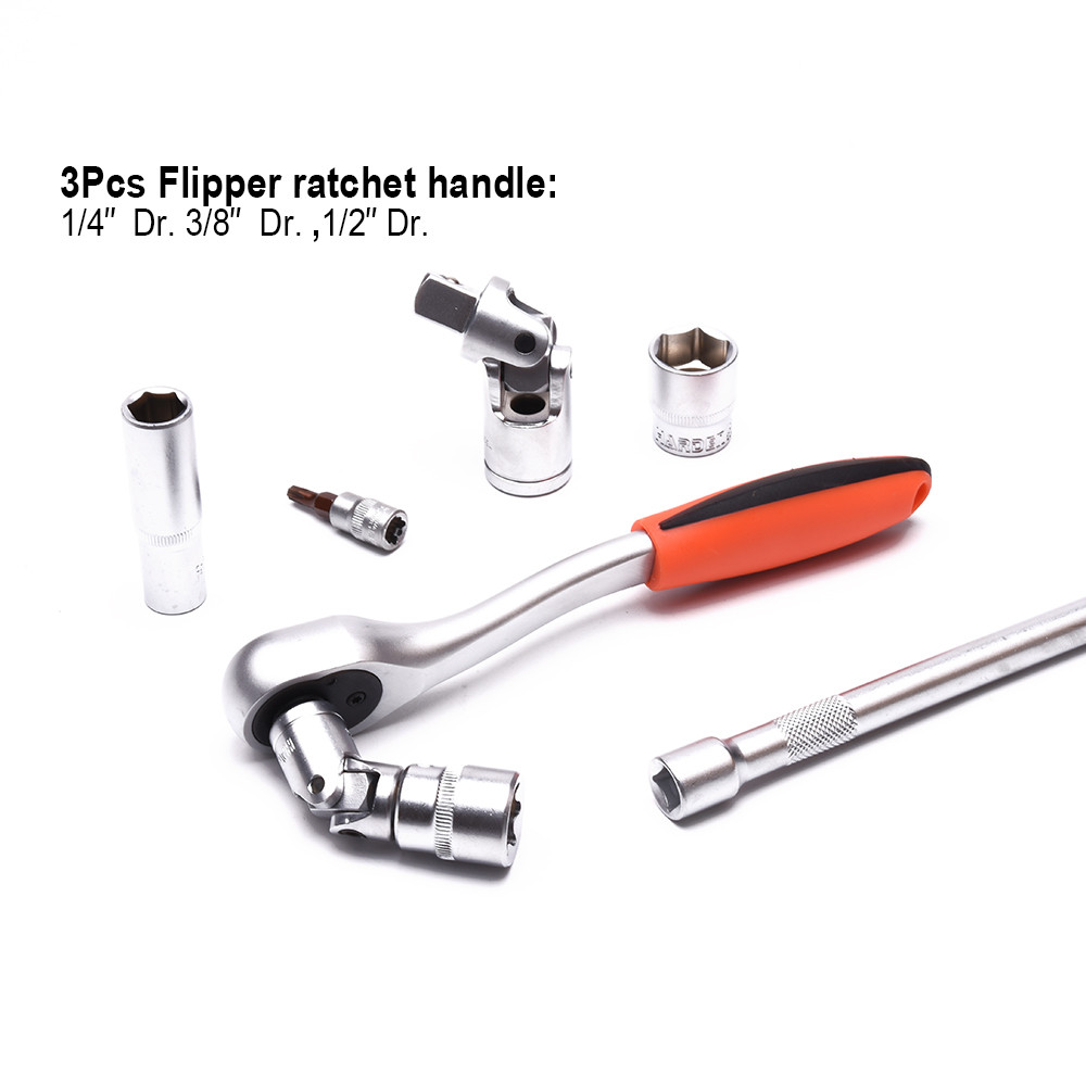 HDT-510822, Harden 132Pcs Multi Drive Socket Bit Hex & Hand Tool Kit