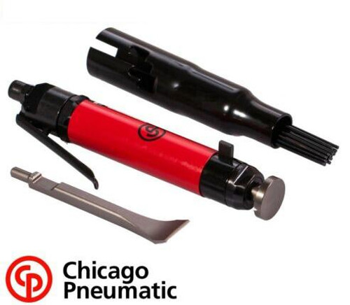 THE ULTIMATE RUST REMOVAL TOOL!!! CHICAGO PNEUMATIC CP7125 NEEDLE SCALER  REVIEW AND WHY YOU NEED ONE 