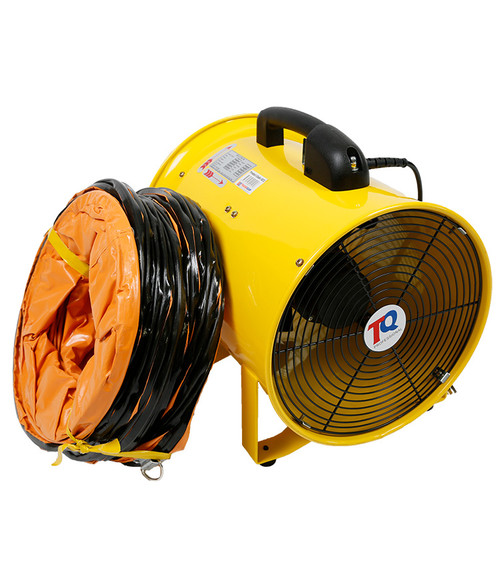 Tradequip Industrial 300mm Metal Ventilation Fan + 5M Ducting