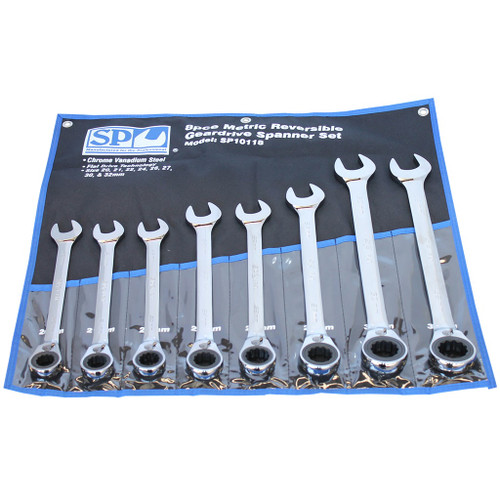 SP10063 SP TOOLS 13 PIECE SAE COMBINATION WRENCH SET