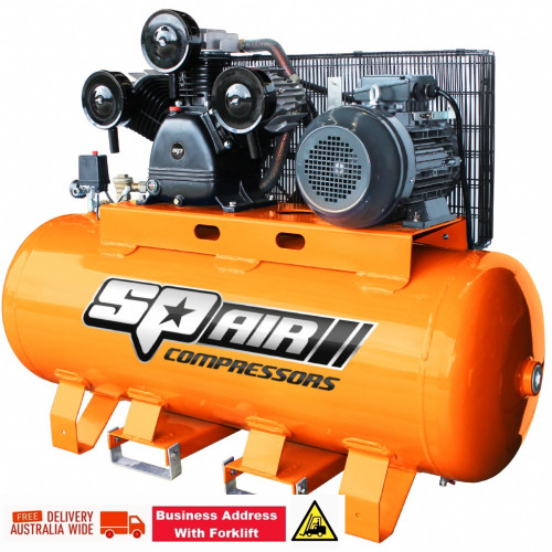 SP Air Compressor Triple Cast Iron Stationary 10Hp 3PH Free* Delivery