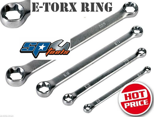 Chrome vanadium
Fully polished
Mirror finish
Hardened steel, 
E sizes: 6, 8, 10, 12, 14, 16, 18, 20, 24
Suits some popular European car makes & models
*TORX® is the registered trademark of Acument Intellectual Properties, LLC.