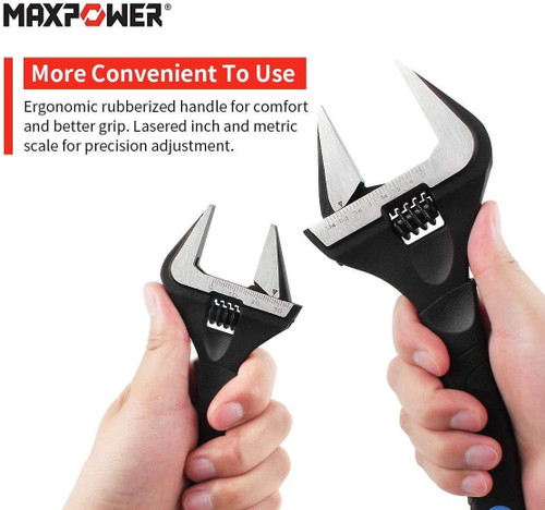 MaxPower Extra Wide Thin Jaw Adjustable 3 Pack. Hot Price