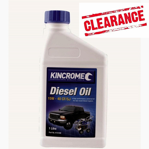 Kincrome Diesel Engine Oil 1L (SAE 15W-40) Be Quick!