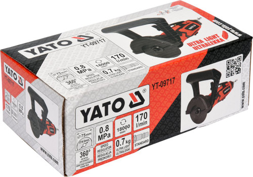 Yato Composite Body Air Cut Off Tool  With Speed Regulator