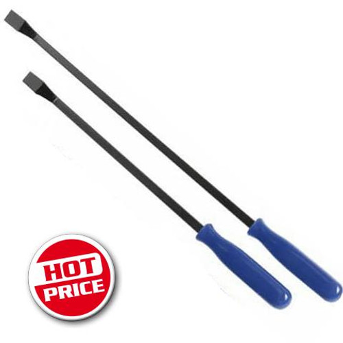 300mm & 450mm pry bar set. Useful for prying, lifting, scraping & pulling.